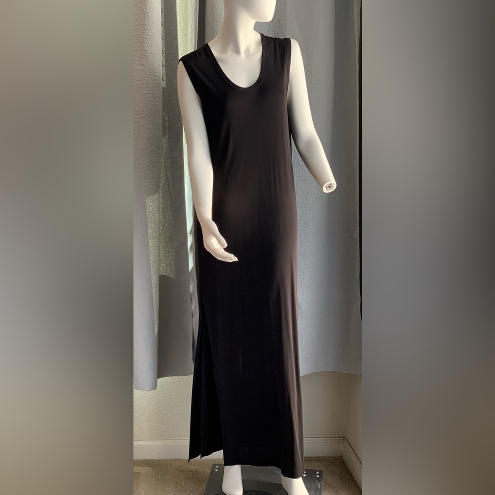 T ALEXANDER WANG 
Classic Black Sleeveless Maxi Dress
Size large No tags/New
